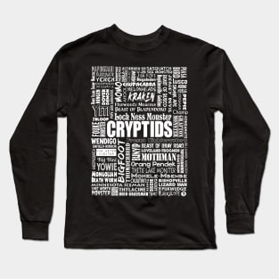 Cryptid in white Long Sleeve T-Shirt